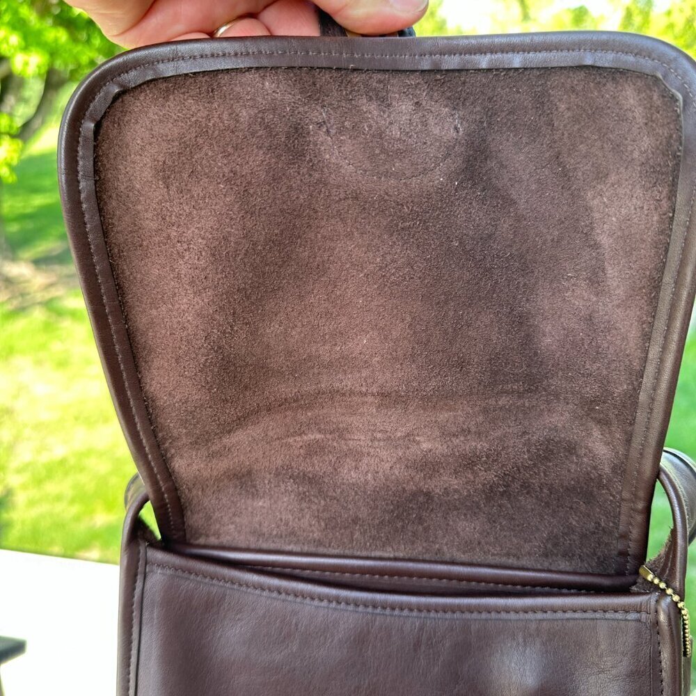 Vintage Coach Shelburne Bag 9038 Brown Color, Excellent Condition - Picture 10 of 15